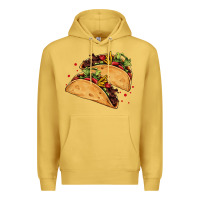 Antique Gold mexican taco's Premium Hoodie - AdoDesignShop