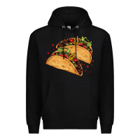 Black mexican taco's Premium Hoodie - AdoDesignShop