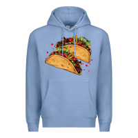 Colony Blue mexican taco's Premium Hoodie - AdoDesignShop
