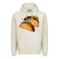 Oatmeal Heather mexican taco's Premium Hoodie - AdoDesignShop