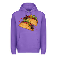 Purple mexican taco's Premium Hoodie - AdoDesignShop