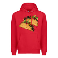Red mexican taco's Premium Hoodie - AdoDesignShop