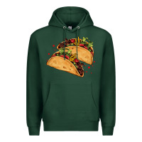 Sports Green mexican taco's Premium Hoodie - AdoDesignShop