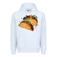 White mexican taco's Premium Hoodie - AdoDesignShop