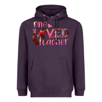 Plum one loved teacher Heavyweight Hoodie - RanaPortraitStore