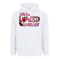 White one loved teacher Heavyweight Hoodie - RanaPortraitStore