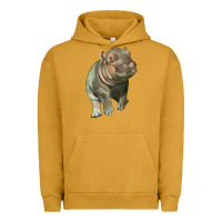 Pigment Peanut Butter baby hippo Urban Hoodie - LillyAllenDesigns
