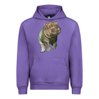 Tulip baby hippo Urban Hoodie - LillyAllenDesigns