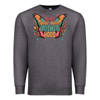 Charcoal Heather mind your own motherhood Premium Sweatshirt - Zillion Design Studio