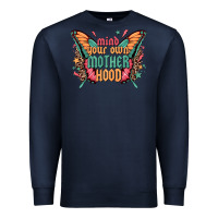 Navy mind your own motherhood Premium Sweatshirt - Zillion Design Studio
