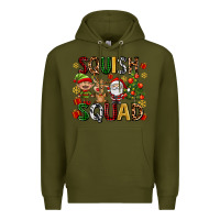 Army Green squish squad Premium Hoodie - AdoDesignShop