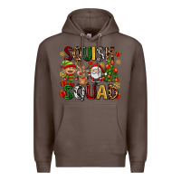 Coffee squish squad Premium Hoodie - AdoDesignShop