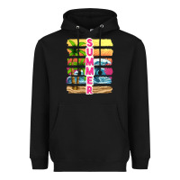 Black summer with background tbw Heavyweight Hoodie - texasbilliewilder