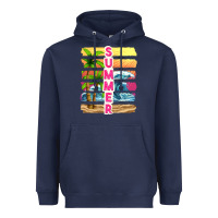 Navy summer with background tbw Heavyweight Hoodie - texasbilliewilder