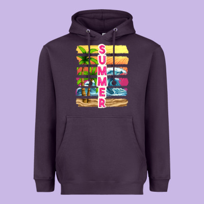 Summer With Background Tbw Heavyweight Hoodie Designed By Texasbilliewilder