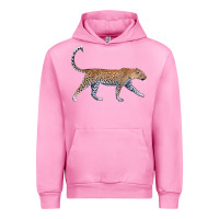 Fuchsia Pink leopard Urban Hoodie - LillyAllenDesigns