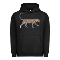 Pigment Black leopard Urban Hoodie - LillyAllenDesigns
