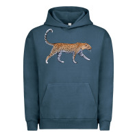 Pigment Midnight Navy leopard Urban Hoodie - LillyAllenDesigns