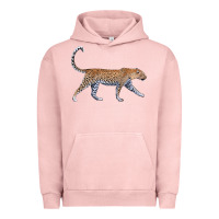 Pigment Salmon leopard Urban Hoodie - LillyAllenDesigns