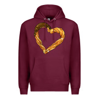 Burgundy churros Premium Hoodie - AdoDesignShop
