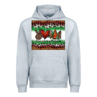 Heather Grey Peace Love Christmas Trees Urban Hoodie - Jasminsmagicworld