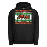 Pigment Black Peace Love Christmas Trees Urban Hoodie - Jasminsmagicworld