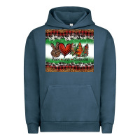 Pigment Midnight Navy Peace Love Christmas Trees Urban Hoodie - Jasminsmagicworld