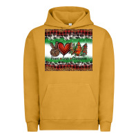 Pigment Peanut Butter Peace Love Christmas Trees Urban Hoodie - Jasminsmagicworld