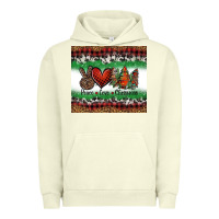Pigment Pistachio Peace Love Christmas Trees Urban Hoodie - Jasminsmagicworld