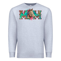 Heather Grey mom horse Premium Sweatshirt - Zillion Design Studio