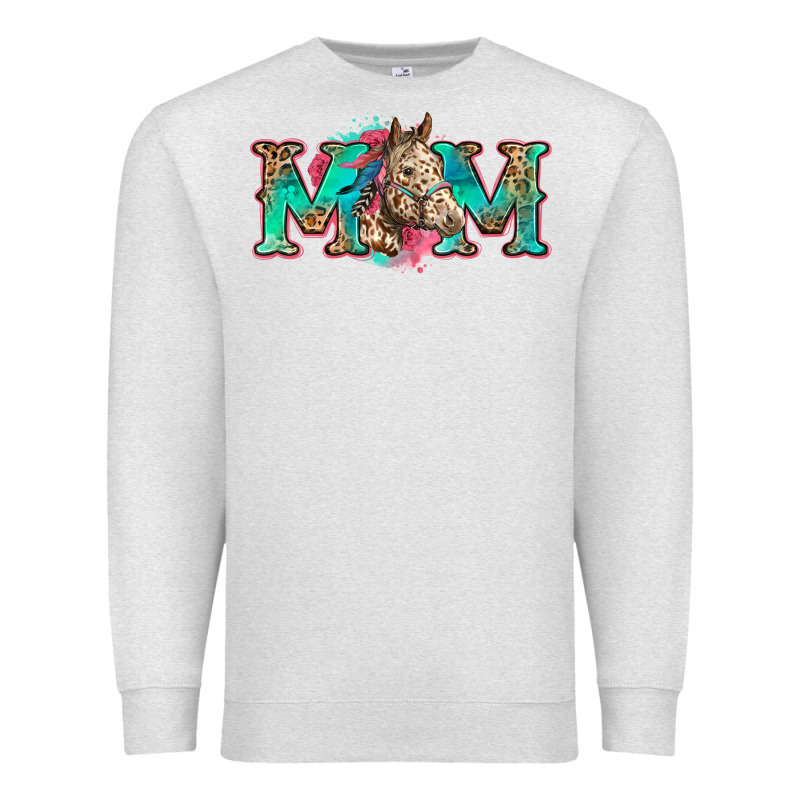 Mom Horse Premium Sweatshirt by Zillion Design Studio | Teevron