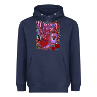 Navy nursing is a work of heart Heavyweight Hoodie - RanaPortraitStore