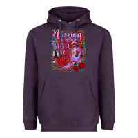 Nursing Is A Work Of Heart Heavyweight Hoodie | Teevron