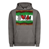 Pigment Tornado Peace Love Christmas Trees Urban Hoodie - Jasminsmagicworld