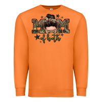 Carrot mom of both boys messy bun Premium Sweatshirt - Zillion Design Studio