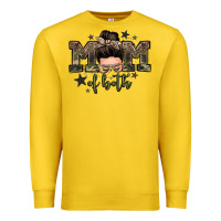 Lemon mom of both boys messy bun Premium Sweatshirt - Zillion Design Studio