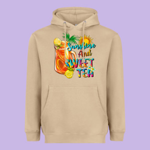 Sunshine And Sweet Tea Heavyweight Hoodie Designed By Texasbilliewilder