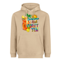 Mushroom sunshine and sweet tea Heavyweight Hoodie - texasbilliewilder