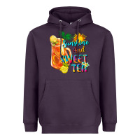 Plum sunshine and sweet tea Heavyweight Hoodie - texasbilliewilder