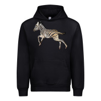Black Baby Zebra Urban Hoodie - LillyAllenDesigns