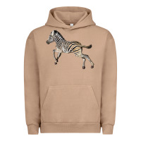 Pigment Burro Baby Zebra Urban Hoodie - LillyAllenDesigns