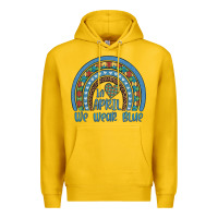 Lemon in april we wear blue autism awareness leopard rainbow Premium Hoodie - Artiststas