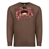 Chestnut mom of both messy bun Premium Sweatshirt - Zillion Design Studio