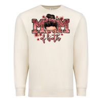 Sandshell mom of both messy bun Premium Sweatshirt - Zillion Design Studio