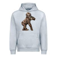 Heather Grey Baby Gorilla Urban Hoodie - LillyAllenDesigns