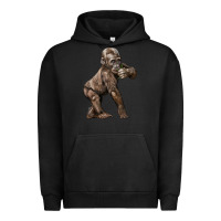 Pigment Black Baby Gorilla Urban Hoodie - LillyAllenDesigns