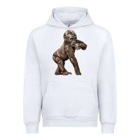 White Baby Gorilla Urban Hoodie - LillyAllenDesigns