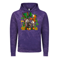 Cloud Purple st patricks donkeys with  shamrocks Vintage Hoodie - AdoDesignShop