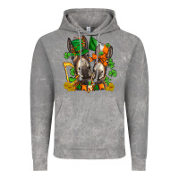 Cloud Rock st patricks donkeys with  shamrocks Vintage Hoodie - AdoDesignShop