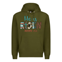 Army Green he is risen Premium Hoodie - Artiststas
